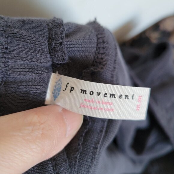 Free People Movement Pull On Long Back Into It Joggers Pants Washed Black Medium - Picture 14 of 17